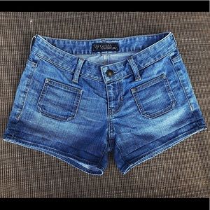 Guess Medium Wash Blue Denim Shorts